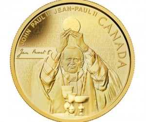 Canadian mint honours Pope John Paul II with gold, silver coins