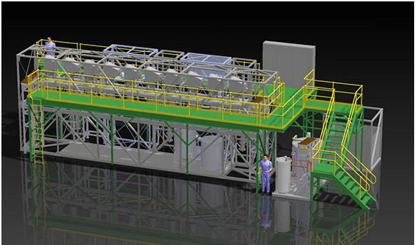 Cleaner water and stronger aluminum drive clean TeQ's future - facility sketch
