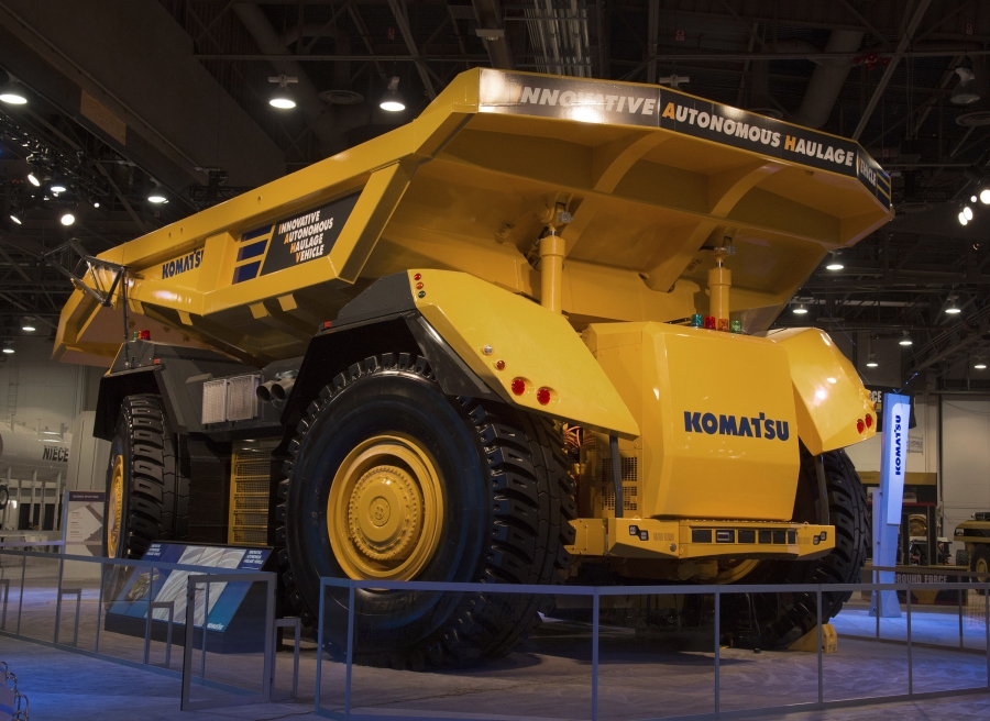 Komatsu Launches Innovative Autonomous Haulage Vehicle At Minexpo Mining Com