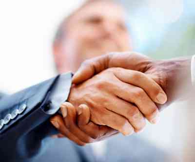 finance deal handshake mining