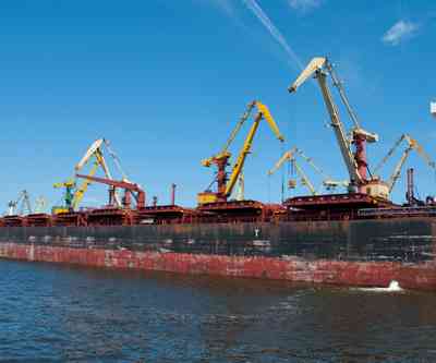 Loading shipping port mining