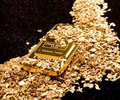 Goldmine, Chunky gold flakes