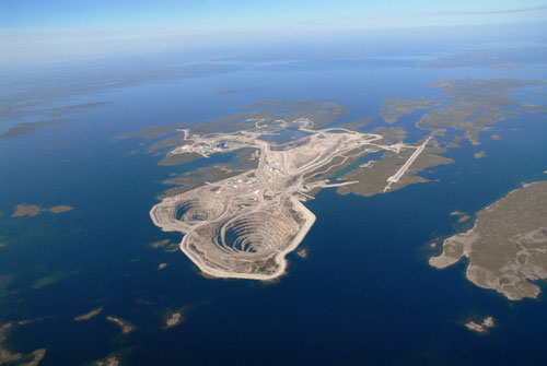 Diavik mine in Canada