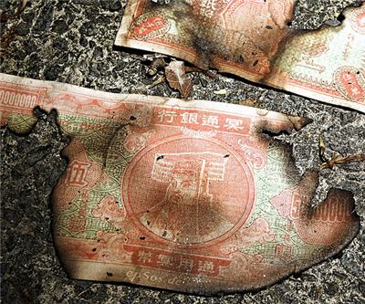 burnt chinese money doug casey