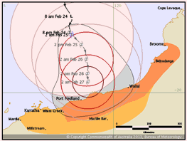 rust tropical cyclone storm western australia pilbara