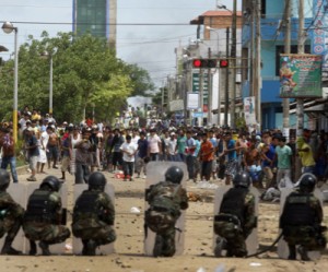 Terrorists allegedly leading protests against Canadian miner in Peru