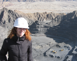 Elena at a mine site