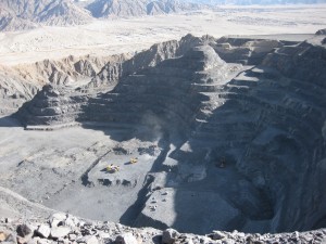 Gold mine in China, Fall 2011