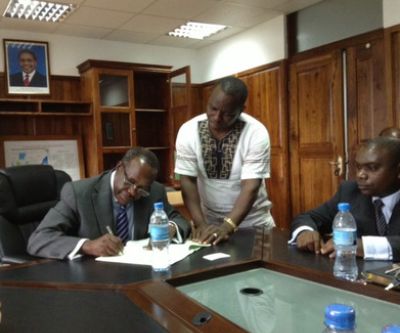 ARMZ uranium licence signing in Tanzania