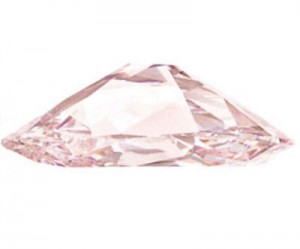 Princie pink diamond side view