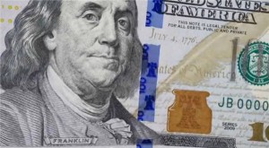 new $100 note us security features two