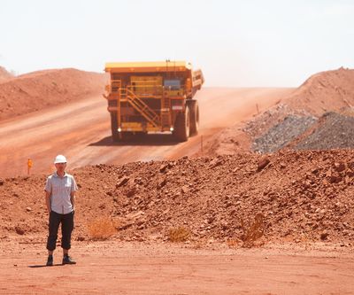 Iron ore mine in Australia