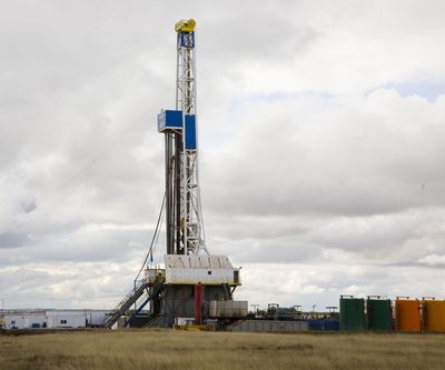 Oil rig in North Dakota