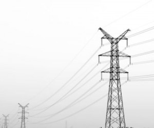 Power lines and towers