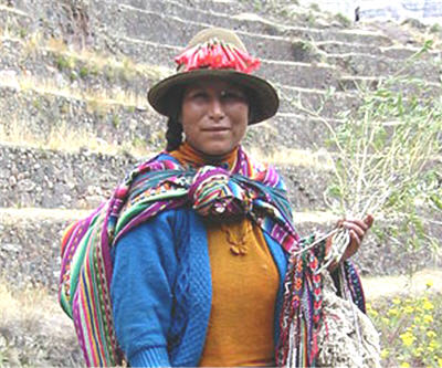 Quechua woman in Peru
