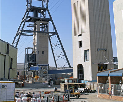Mine shaft in South Africa