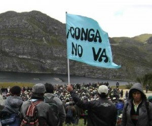 Thousands of Peruvians camp in the Andes to defend lake from Newmont’s gold project