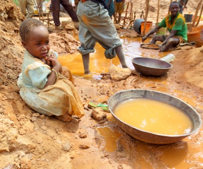 Children risks their lives in Tanzania’s gold mines to help families