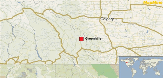 greenhills coal mine british columbia map 