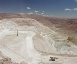Workers strike at Kinross' Maricunga mine in Chile