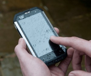 CAT proves new B15 smartphone resilience by running it over with a bulldozer