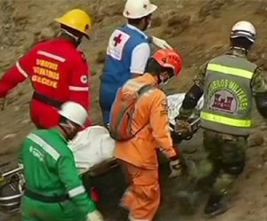 Death toll rises to 12 in Colombian gold mine collapse