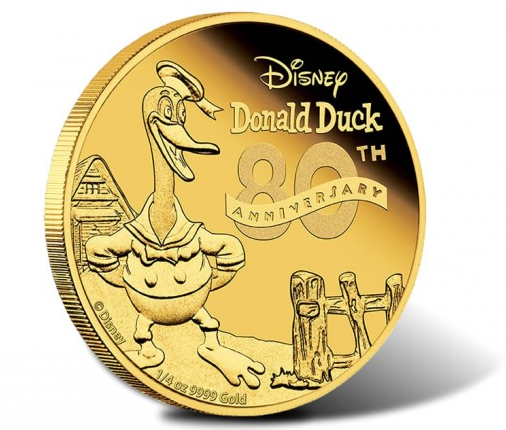 Donald Duck gold coins sold out ‘in minutes’