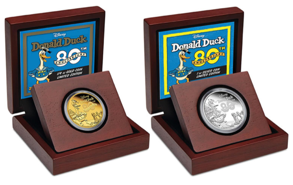 Donald Duck gold coins sold out ‘in minutes’