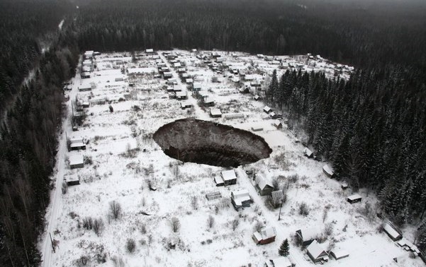 Insane pictures of Russian potash mine disaster
