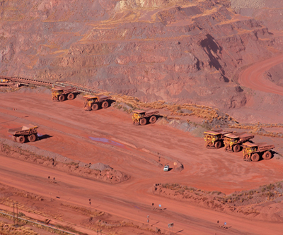 Iron ore price enters free fall