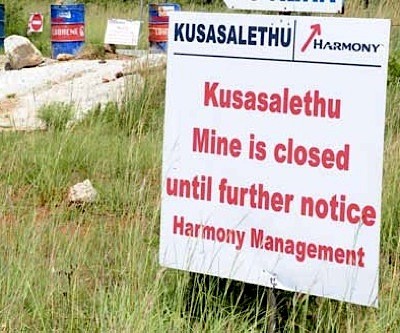 About 100 miners trapped underground, 400 rescued at Harmony Gold’s mine