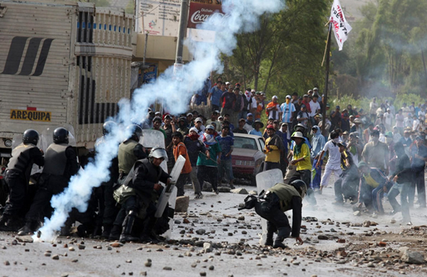 One killed at protests against Tia Maria copper project in Peru