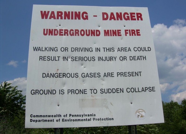 This tiny US mining town began burning 52 years ago and never stopped