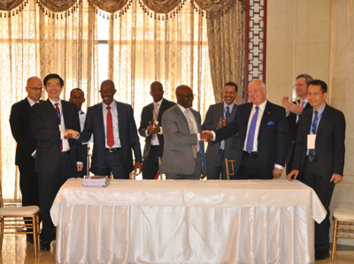 Simandou investment framework signing ceremony May 2014