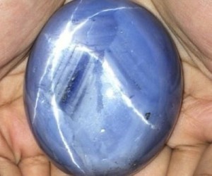 This is the recently found largest blue star sapphire ever, and it’s worth $100M