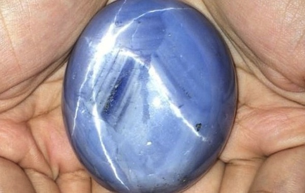 This is the recently found largest blue star sapphire ever, and it’s worth $100M