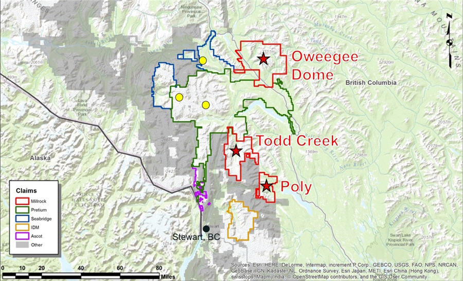 A revival takes shape in BC's Golden Triangle - Claims map