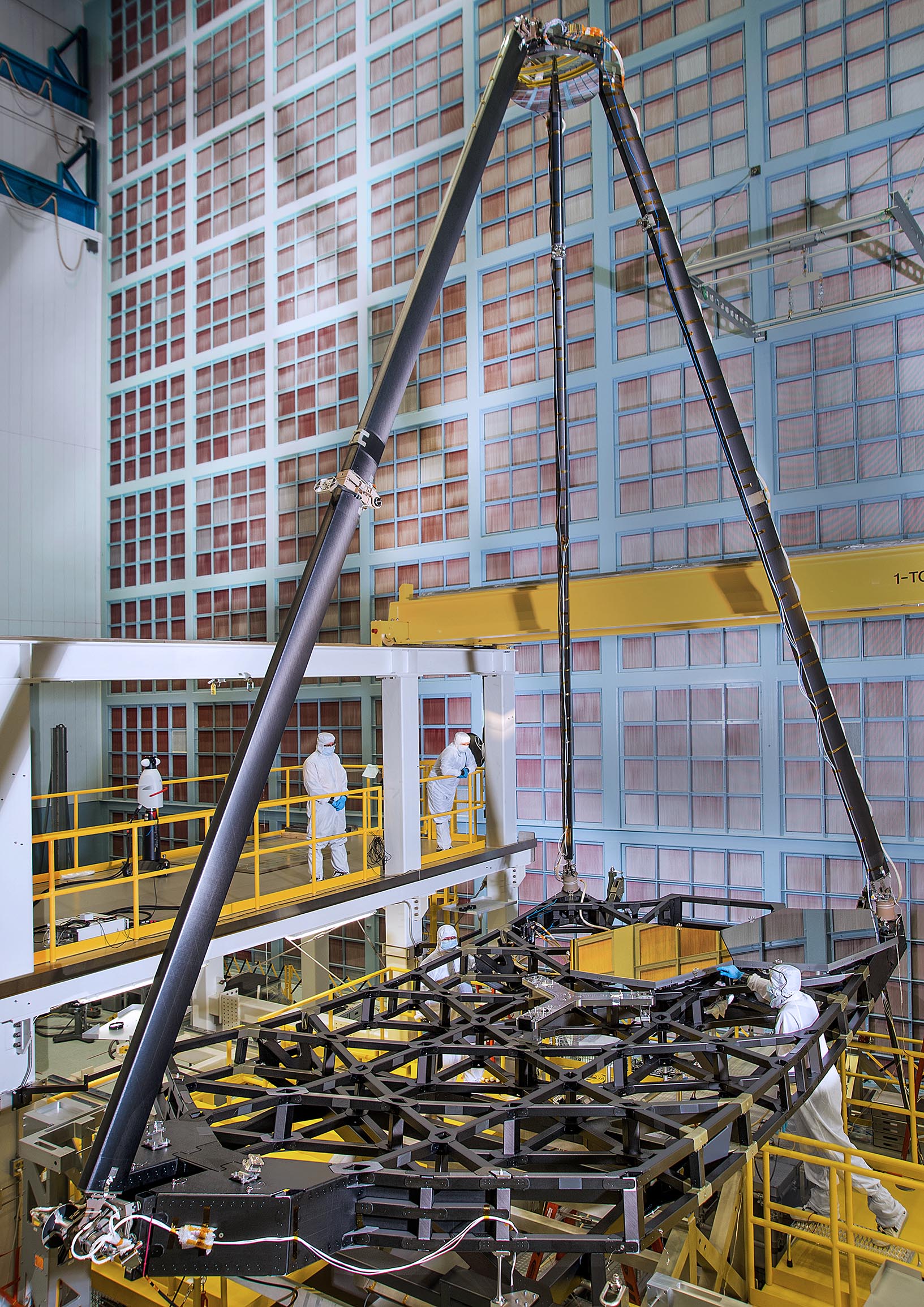 NASA unveils gold-covered telescope that will put the Hubble to shame