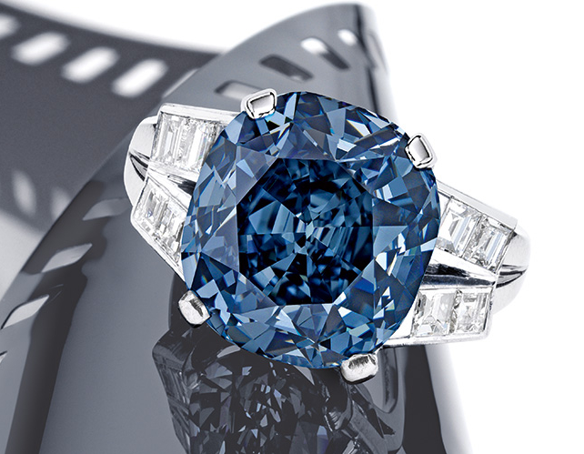 Shirley Temple’s fancy blue diamond ring fails to sell