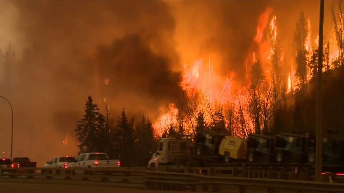 Wildfire hitting Canada’s oil sands heart gets closer to major plants