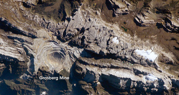 Here are the world's top 10 gold producing mines - grasberg-mine