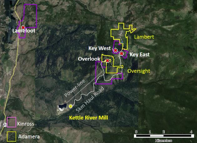 Potential of high-grade gold deposits draws Adamera to Washington - map