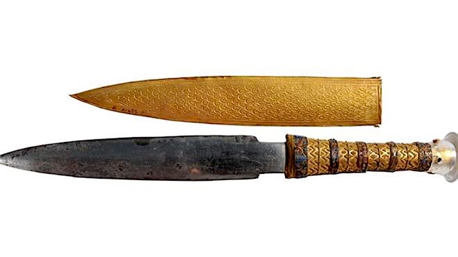 Tutankhamun had a dagger made of iron from meteorite