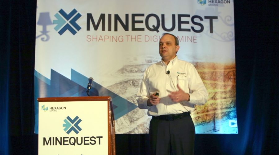 Hexagon Mining President, Hélio Samora, opens MineQuest in Tucson today with a vision of the digital mine.