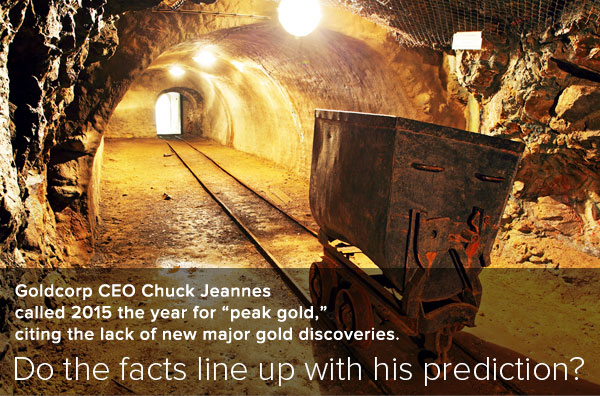 The last known gold deposit - mine