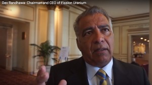 Dev Randhawa, Chairman and CEO of Fission Uranium, advises peope to fearlessly invest in uranium.