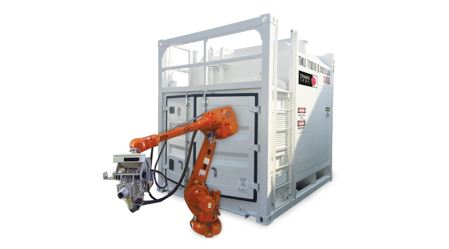 TransTank with Robofuel automated refueling arm