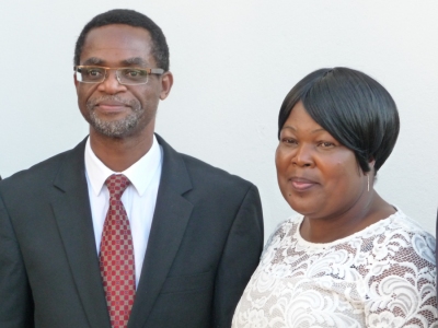 Professor Cuthbert Musingwini, head of the School of Mining Engineering at Wits University, was inaugurated as president of The South African Institute of Mining and Metallurgy. Pictured at the inauguration in Johannesburg with his wife Grace – also a Wits graduate – Professor Musingwini delivered his presidential address on developments and opportunities in the optimisation of underground mine planning. He has lectured at Wits since 2004 and was honorary treasurer of the SAIMM before being named as president-elect.