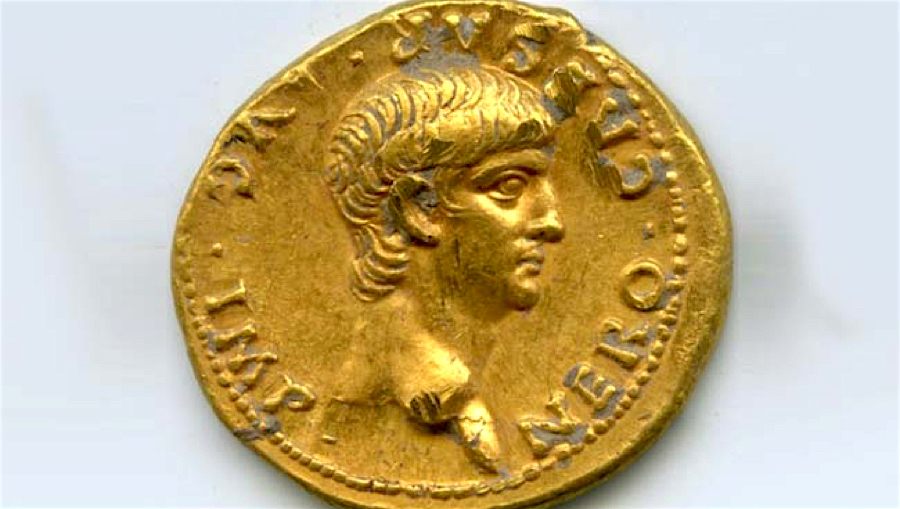 Archaeologists find this rare gold Roman coin in Jerusalem