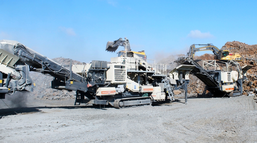 Metso LokotrackR-LT300GPT Mobile Cone Crusher and LT120T Mobile Jaw Crusher